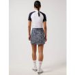 J.Lindeberg Women's Amelie Mid-Length Printed Micro Chip Golf Skirt - Navy Croco - FW21
