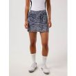 J.Lindeberg Women's Amelie Mid-Length Printed Micro Chip Golf Skirt - Navy Croco - FW21