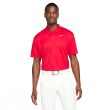 Nike Men's Dri-Fit Victory Solid Golf Shirt - University Red/White