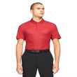 Nike Men's Tiger Woods Dri-Fit ADV Traditional Golf Polo - Gym Red/Team Red/Black