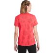 Nike Women's Short Sleeve Dri-Fit Victory Floral Golf Polo - Red/Very Berry/Bright Crimson
