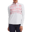 Footjoy Women's Half Zip Jersey Golf Jacket - Watercolour MidLayer/Whtie