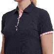 Footjoy Women's Trim PIQ W/ Collar Shirt - Navy