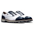 Footjoy Men's Premiere Series Cleated Tarlow Golf Shoes - White/Navy