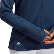 Adidas Women's Textured Full Zip Layer Jacket - Crew Navy