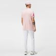 J.Lindeberg Men's Heath Regular Fit Golf Polo - Powder Pink