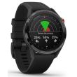 Garmin Approach S62 GPS Golf Watch - Black With 3pcs Approach Ct10