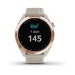 Garmin Approach S42 - Rose Gold with Light Sand band