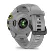 Garmin Approach S70 42mm GPS Golf Watch - Black Ceramic Bezel With Powder Gray Silicone Band