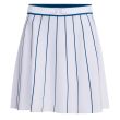 J.Lindeberg Women's Bay Knitted Golf Skirt - White