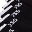 Hugo Boss Men's 6-Pack QS Stripe Golf Socks - Black