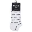 Hugo Boss Men's 2-Pack AS Allover CC Golf Socks - White