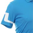 J.Lindeberg Men's Heath Regular Fit Golf Polo - Dresden Blue