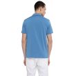 Jack Nicklaus Men's Engineered Chest Stripe Golf Polo - Silver Lake