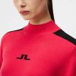 J.Lindeberg Women's Adeline Knitted Golf Sweater - Rose Red