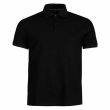 J.Lindeberg Men's Troy Pique Polo Golf Shirt - BLACK