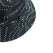 J.Lindeberg Men's Spiral Camou Print Golf Bucket Hat - Black Spiral Camou - SS22