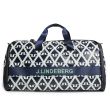 J.Lindeberg Garment Printed Duffel Bag - GEO JL Navy