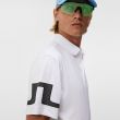J.Lindeberg Men's Heath Regular Fit Golf Polo - White/Black