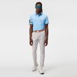 J.Lindeberg Men's Heath Regular Fit Golf Polo - Little Boy Blue