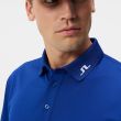 J.Lindeberg Men's Heath Regular Fit Golf Polo - Sodalite Blue