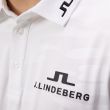 J.Lindeberg Men's Mat Tour Golf Polo - White
