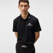 J.Lindeberg Men's Mat Tour Golf Polo - Black