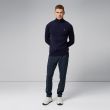 J.Lindeberg Men's Kian Zipped Golf Sweater - JL Navy