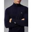 J.Lindeberg Men's Kian Zipped Golf Sweater - JL Navy