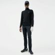 J.Lindeberg Men's Kian Zipped Golf Sweater - Black