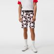 J.Lindeberg Men's Eloy Print Golf Shorts - Bright Wave White
