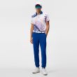 J.Lindeberg Men's Cuff Jogger Golf Pants - Sodalite Blue