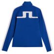 J.Lindeberg Women's Winona Mid Layer Full Zip Golf Jacket - Sodalite Blue