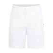 J.Lindeberg Women's Gwen Long Golf Shorts - White
