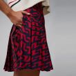 J.Lindeberg Women's Adina Print Golf Skirt - Bridge Swirl Red
