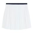J.Lindeberg Women's Sierra Pleat Golf Skirt - White 
