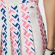 J.Lindeberg Women's Adina Print Golf Skirt - Pink Painted Bridge