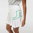 J.Lindeberg Women's Naomi Golf Skirt - White/Green