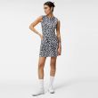 J.Lindeberg Women's Gabriella Printed Golf Dress - Bw Leopard - Online Exclusive
