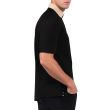 PXG Men's Textured Contrast Collar Polo Shirt - Black
