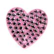 Navika Pink Heart Swarovski Crystal Ball Marker
