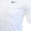 Nike Golf Dry Victory Micro Print Golf Shirt - White/Black