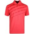 Nike Men's Dri-Fit Vapor Graphic Golf Polo - Track Red/Black