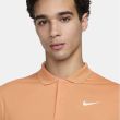 Nike Men's Dri-FIT Victory Solid Golf Polo - Orange Trance/White