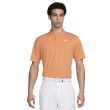 Nike Men's Dri-FIT Victory Solid Golf Polo - Orange Trance/White