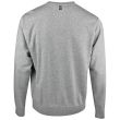 Nike Men's TW NRG GRFX Frank Crew Neck Golf Sweater - Dark Grey Heather/White