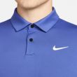Nike Men's Dri-Fit Tour Solid Golf Polo - Lapis/White