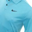 Nike Men's Dri-FIT Tour Jacquard Golf Polo - Baltic Blue/Black