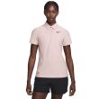 Nike Women's Dri-Fit ADV Tour Short Sleeve Golf Polo - Pink Oxford/Black