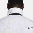 Nike Men's Dri-Fit Tour Micro Print Golf Polo - White/Black